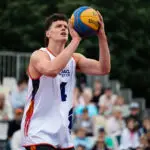 Jules Rambaud, joueur de l'équipe de France de basket 3x3